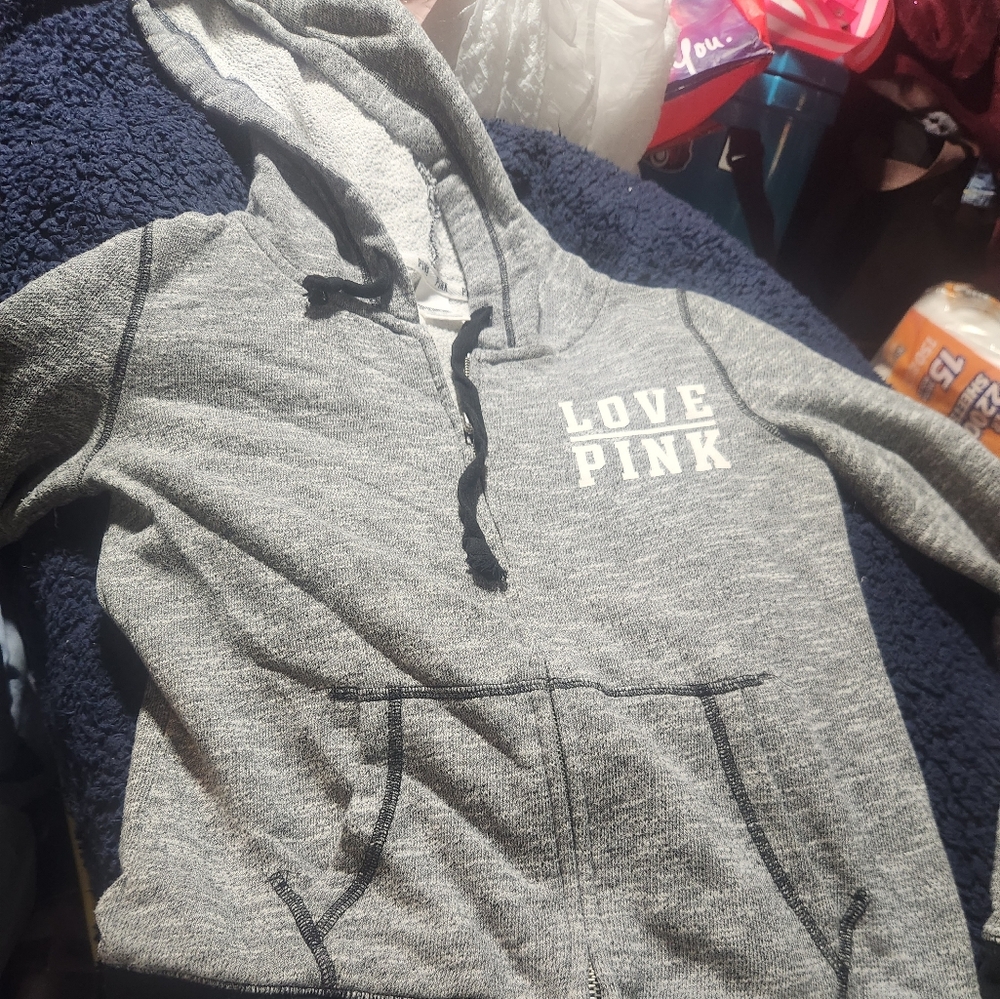 PINK Victoria's Secret Cozy Gray Sweatshirt